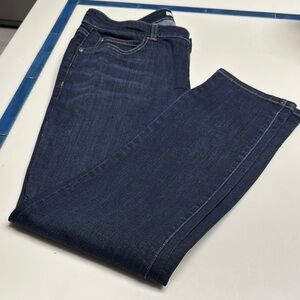 Eileen fisher dark blue jeans, size 6